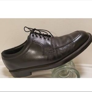 FLORSHEIM Comfortech Oxfords Black Leather Sz 9 D